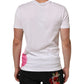 Dolce & Gabbana White Graphic Print Cotton Crew Neck T-shirt Mens T-Shirt