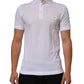 Dolce & Gabbana White Collared Short Sleeves Polo Men T-shirt Mens T-Shirt
