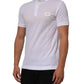 Dolce & Gabbana White Collared Short Sleeves Polo Men T-shirt Mens T-Shirt