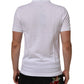 Dolce & Gabbana White Collared Short Sleeves Polo Men T-shirt Mens T-Shirt