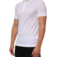 Dolce & Gabbana White Collared Short Sleeves Polo T-shirt Mens T-Shirt