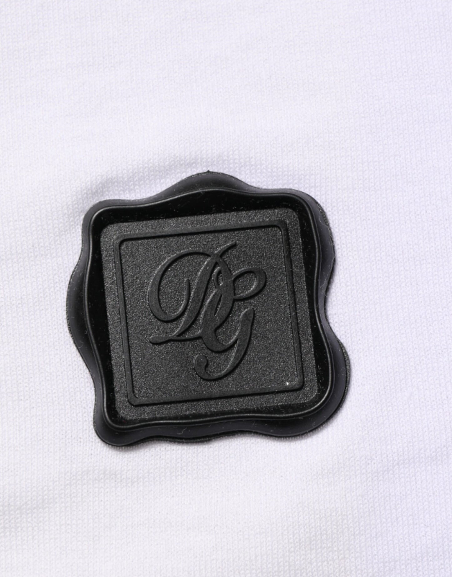 Dolce & Gabbana White Cotton Logo Patch V-neck Tee T-shirt Mens T-Shirt