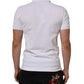 Dolce & Gabbana White Collared Short Sleeves Polo Men T-shirt Mens T-Shirt