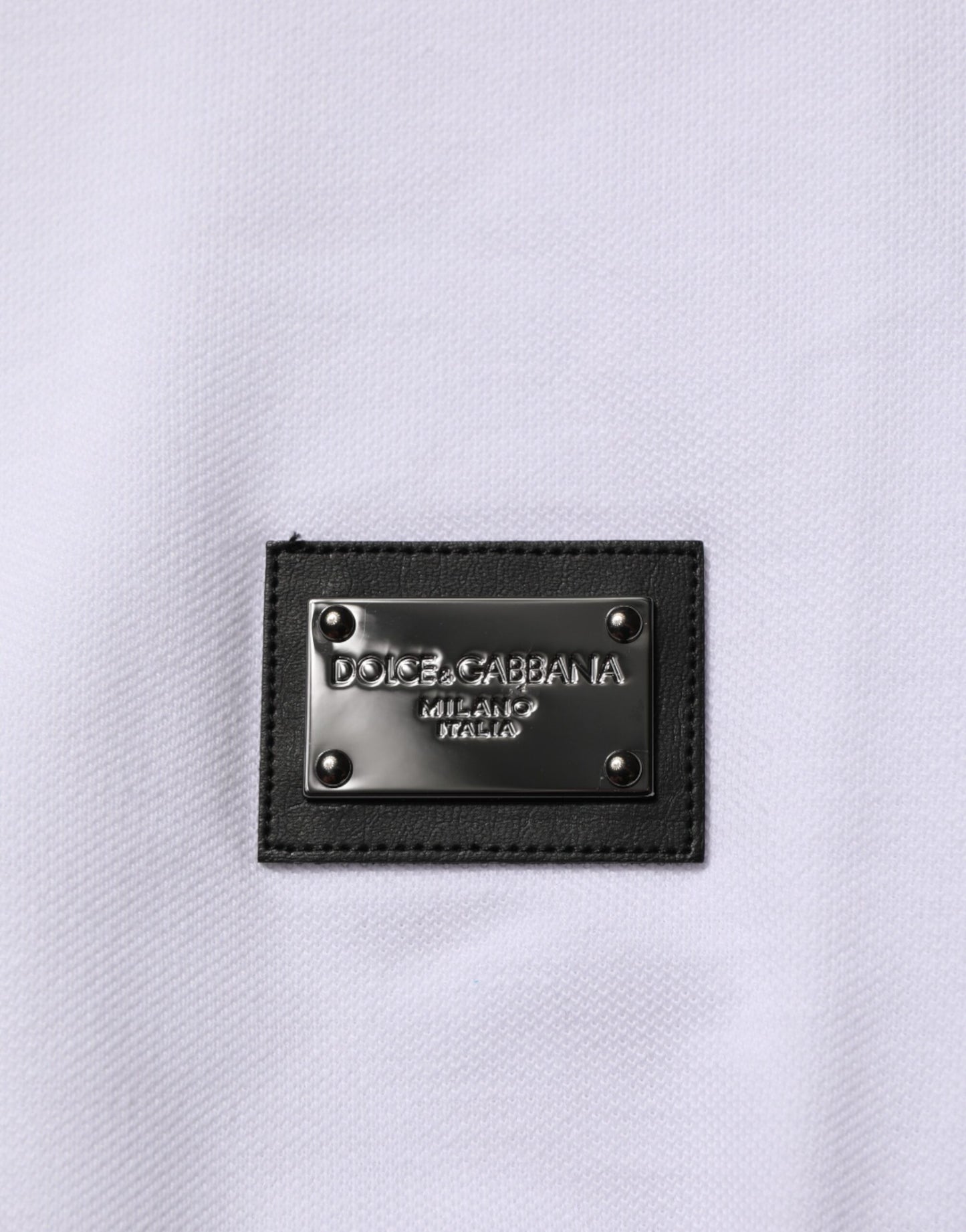 Dolce & Gabbana White Collared Short Sleeves Polo Men T-shirt Mens T-Shirt
