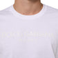 Dolce & Gabbana White Cotton Crew Neck Short Sleeves T-shirt Mens T-Shirt