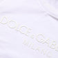 Dolce & Gabbana White Cotton Crew Neck Short Sleeves T-shirt Mens T-Shirt