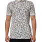 Dolce & Gabbana White Musical Print Collared Polo T-shirt Mens T-Shirt