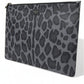 Dolce & Gabbana Multicolor Leopard Jacquard Logo Plaque Document Briefcase Bag Mens Wallet