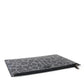 Dolce & Gabbana Multicolor Leopard Jacquard Logo Plaque Document Briefcase Bag Mens Wallet