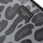Dolce & Gabbana Multicolor Leopard Jacquard Logo Plaque Document Briefcase Bag Mens Wallet