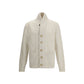 Brunello Cucinelli White Cashmere Cardigan