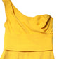 Dolce & Gabbana Yellow One Shoulder Side Slit Sheath Dress