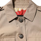 Dolce & Gabbana Beige Cotton Button Up Fitted Cropped Jacket