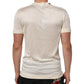 Dolce & Gabbana Off White Silk Crew Neck Short Sleeve T-shirt Mens T-Shirt