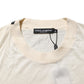 Dolce & Gabbana Off White Silk Crew Neck Short Sleeve T-shirt Mens T-Shirt