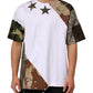 Dolce & Gabbana White Camouflage Patckwork Men Cotton T-shirt Mens T-Shirt
