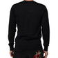 Dolce & Gabbana Black Cashmere Knit V-Neck Pullover Sweater Mens Sweater Mens T-Shirt