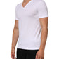 Dolce & Gabbana White Cotton V-Neck Short Sleeves T-shirt Mens T-Shirt