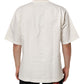 Dolce & Gabbana White Logo Print Cotton Crew Neck Men T-shirt Mens T-Shirt