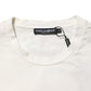 Dolce & Gabbana White Logo Print Cotton Crew Neck Men T-shirt Mens T-Shirt