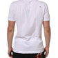 Dolce & Gabbana White Distressed Cotton V Neck Men T-shirt Mens T-Shirt