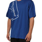 Dolce & Gabbana Blue Logo Print Cotton Crew Neck Men T-shirt Mens T-Shirt