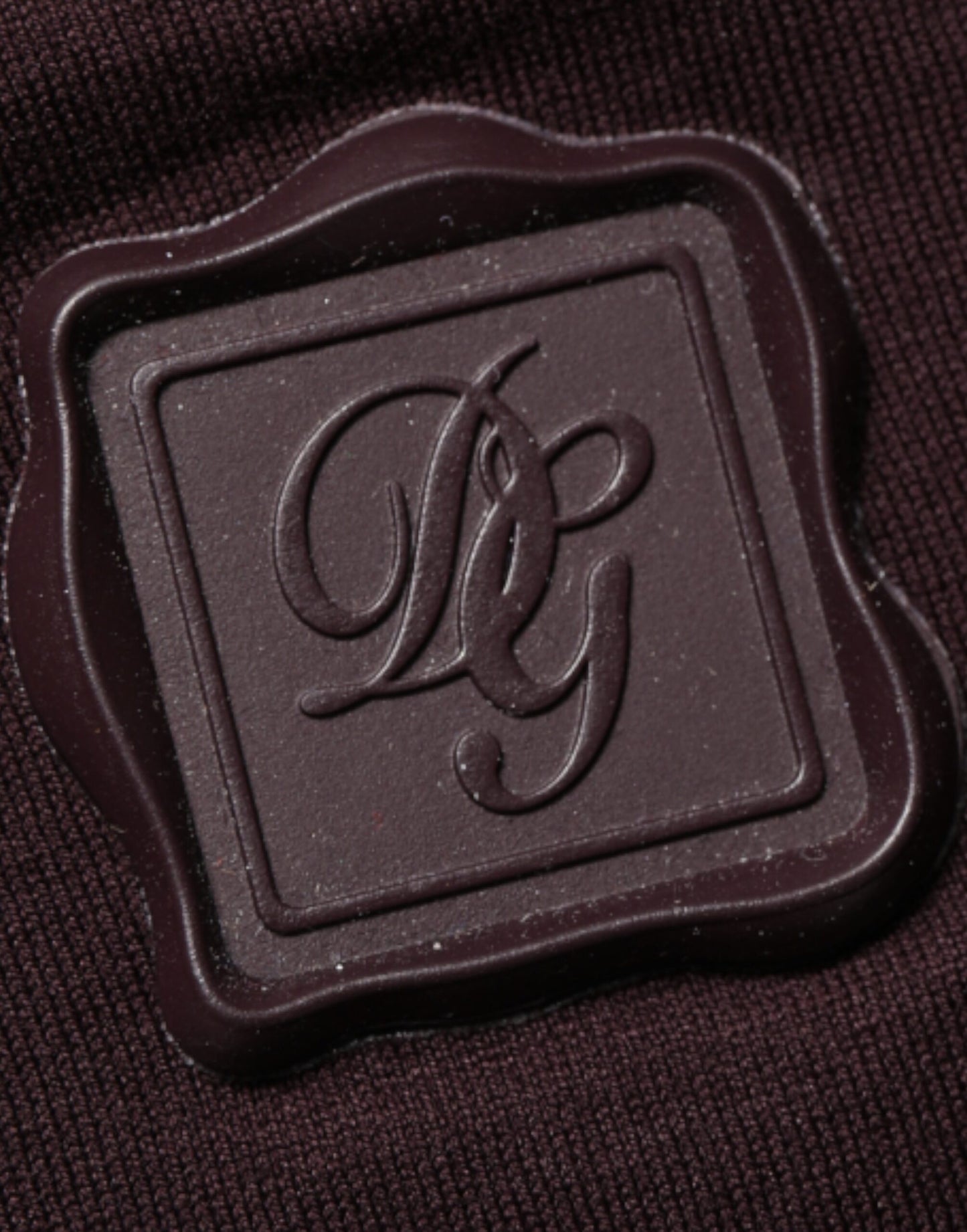 Dolce & Gabbana Brown Logo Plaque Cotton Crew Neck T-shirt Mens T-Shirt