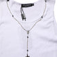 Dolce & Gabbana White Cotton Chain Necklace Tank Top T-shirt Mens T-Shirt