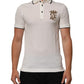 Dolce & Gabbana White Logo Embroidery Cotton Polo T-shirt Mens T-Shirt