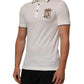 Dolce & Gabbana White Logo Embroidery Cotton Polo T-shirt Mens T-Shirt