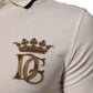 Dolce & Gabbana White Logo Embroidery Cotton Polo T-shirt Mens T-Shirt