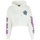 Comme Des Fuckdown Bianco Cotton Women Sweatshirt