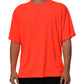 Dolce & Gabbana Neon Orange Polyester Men Crew Neck T-shirt Mens T-Shirt