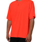 Dolce & Gabbana Neon Orange Polyester Men Crew Neck T-shirt Mens T-Shirt