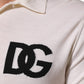 Dolce & Gabbana White Cotton Collared Short Sleeves T-shirt Mens T-Shirt