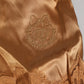 Dolce & Gabbana Brown Silk Satin Floral Lace Shorts Underwear
