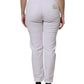 Dolce & Gabbana White Cotton Tattered BOYFRIEND Denim Jeans