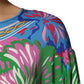 Dolce & Gabbana Multicolor Floral Print Silk Blouse Tunic Top