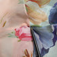 Dolce & Gabbana Multicolor Floral Patchwork Silk Ascot Collar Top