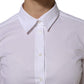 Dolce & Gabbana White Cotton Collared Dress Formal Shirt  Top