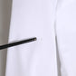 Dolce & Gabbana White Cotton Collared Buttoned Dress Shirt Top