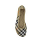 Burberry Checkered Knitted Ballerina Shoes