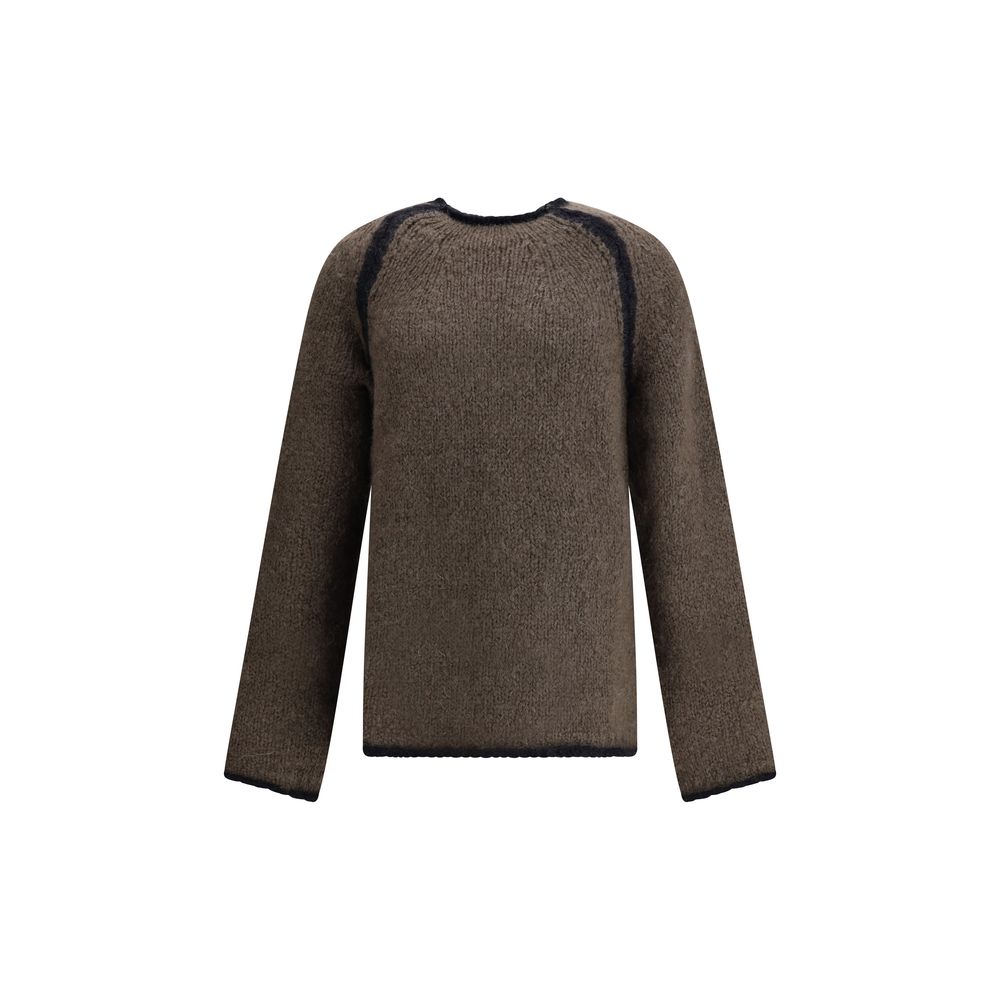 Our Legacy Brown Mohair Sweatshirt Mens Sweater