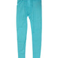 Dolce & Gabbana Light Blue Nylon Logo Lace Leggings Pants Underwear