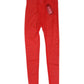 Dolce & Gabbana Red Nylon Logo Lace Leggings Pants Underwear