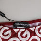 Dolce & Gabbana Bordeaux DG Logo Slip Bottom Brief Underwear