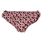 Dolce & Gabbana Bordeaux DG Logo Slip Bottom Brief Underwear