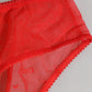 Dolce & Gabbana Red Nylon Sheer Mesh Lace Brief Panty Underwear