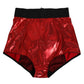 Dolce & Gabbana Red Polyester High Waist Girdle Women Underwear