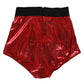 Dolce & Gabbana Red Polyester High Waist Girdle Women Underwear